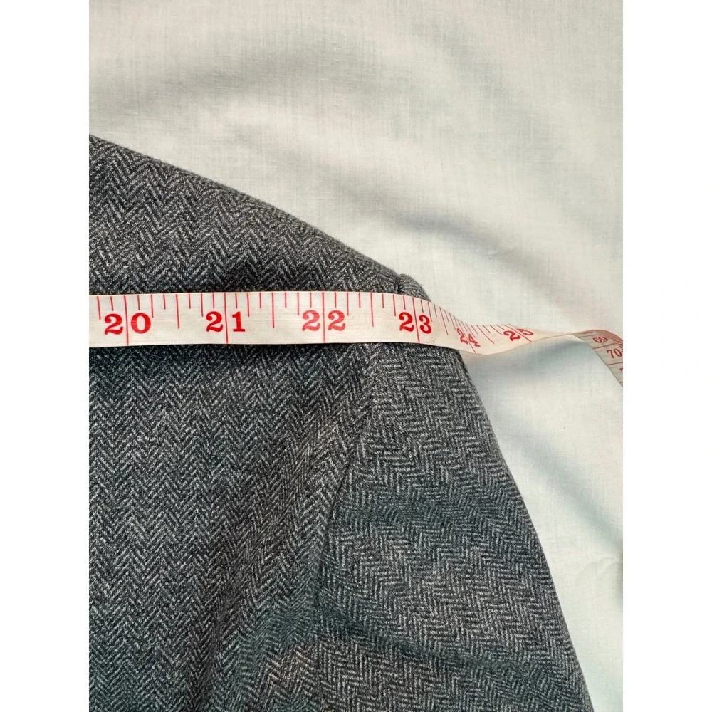 Stafford Big & Tall 52L Charcoal Herringbone Stretch Comfort Sport Coat Blazer